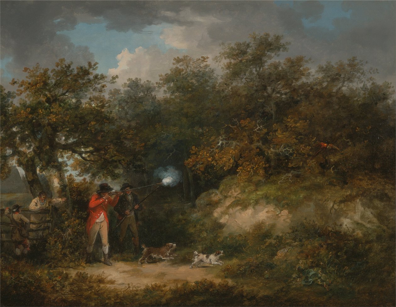 Strzelanie do bażantów autorstwa George Morland