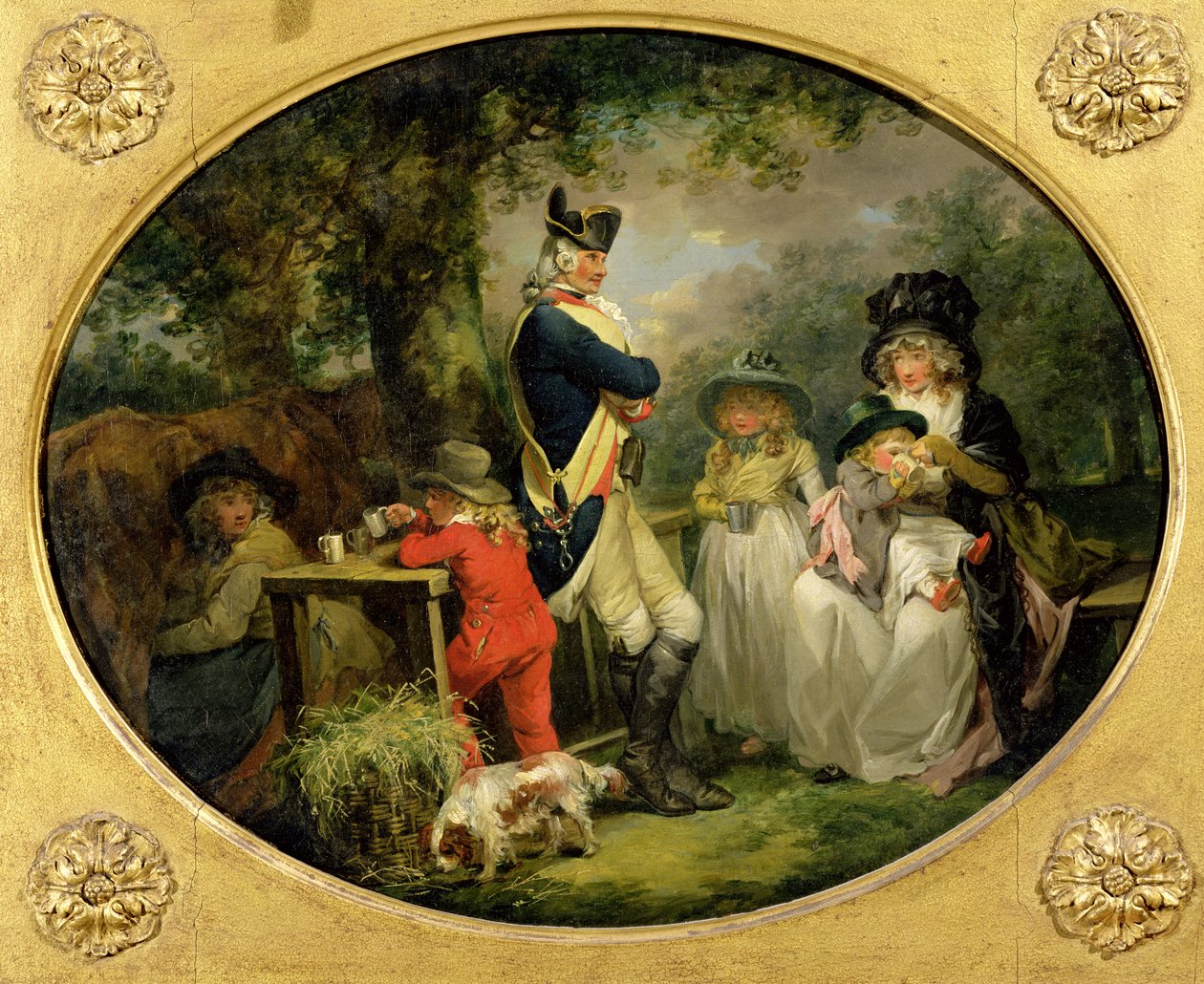 Park św. Jakuba autorstwa George Morland