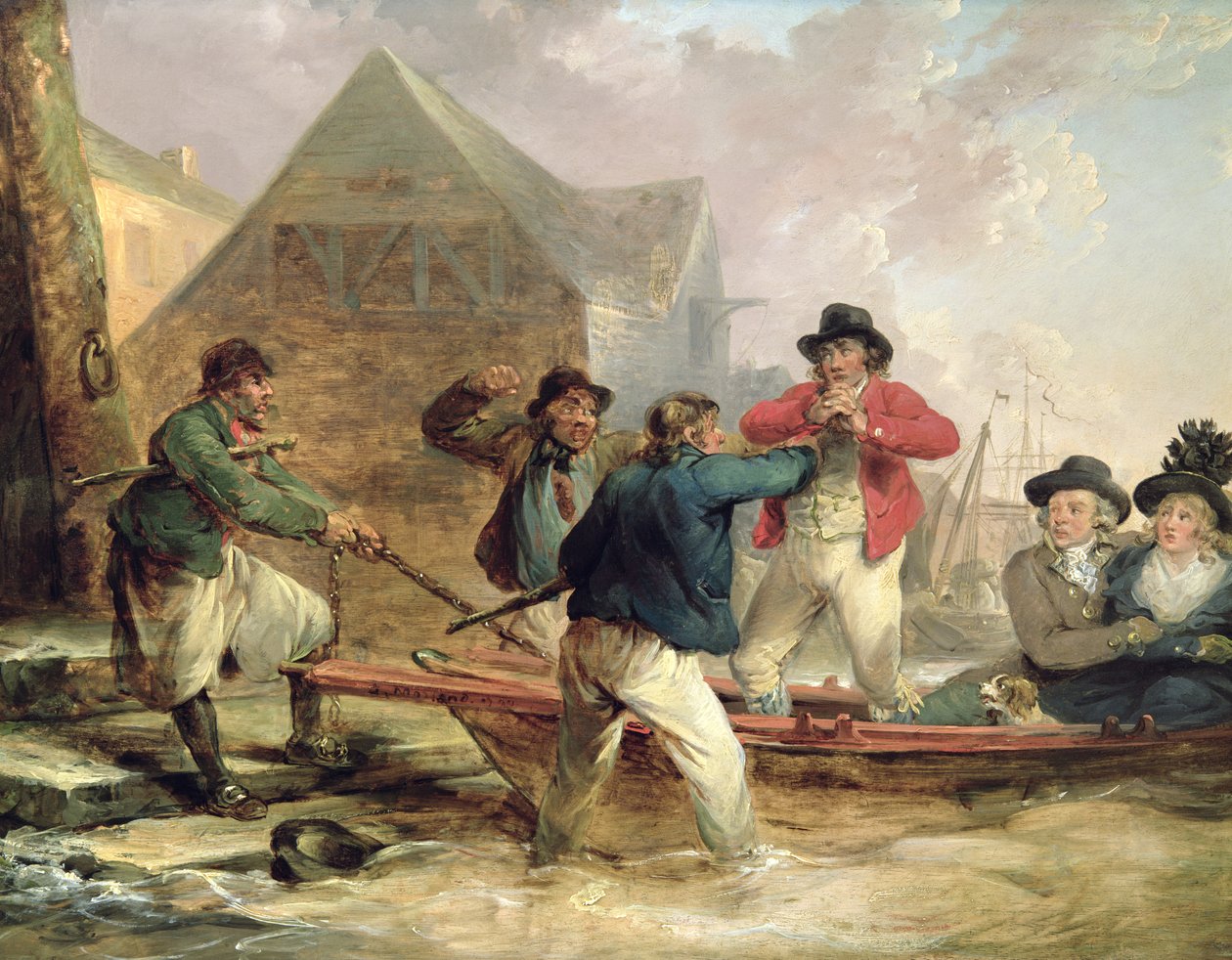 Pressgang, 1790 autorstwa George Morland