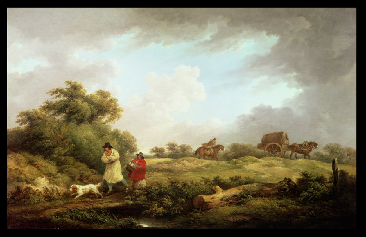 Wietrzny dzień autorstwa George Morland