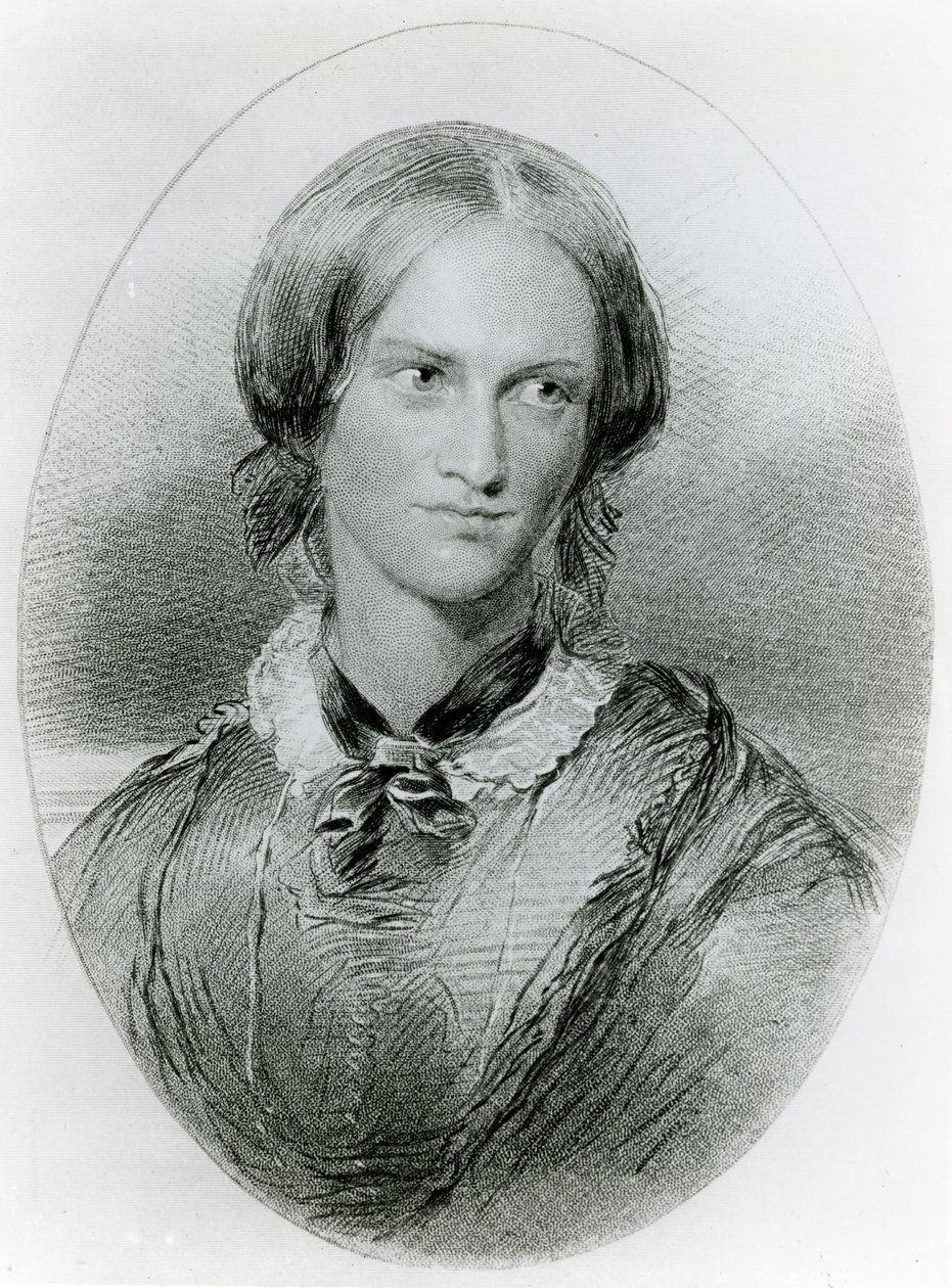 Charlotte Bronte, rycina wykonana przez Jamesa Charlesa Armytage