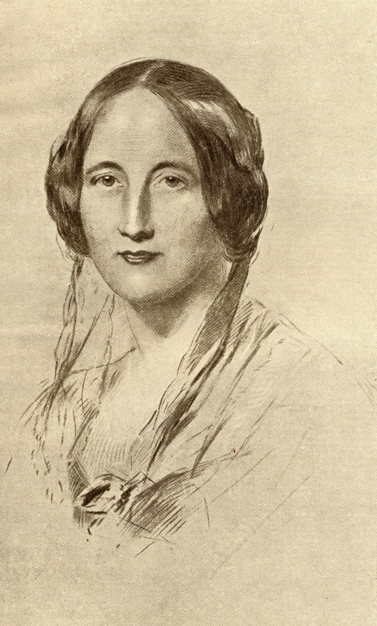 Elżbieta Cleghorn Gaskell (1810-65) autorstwa George Richmond