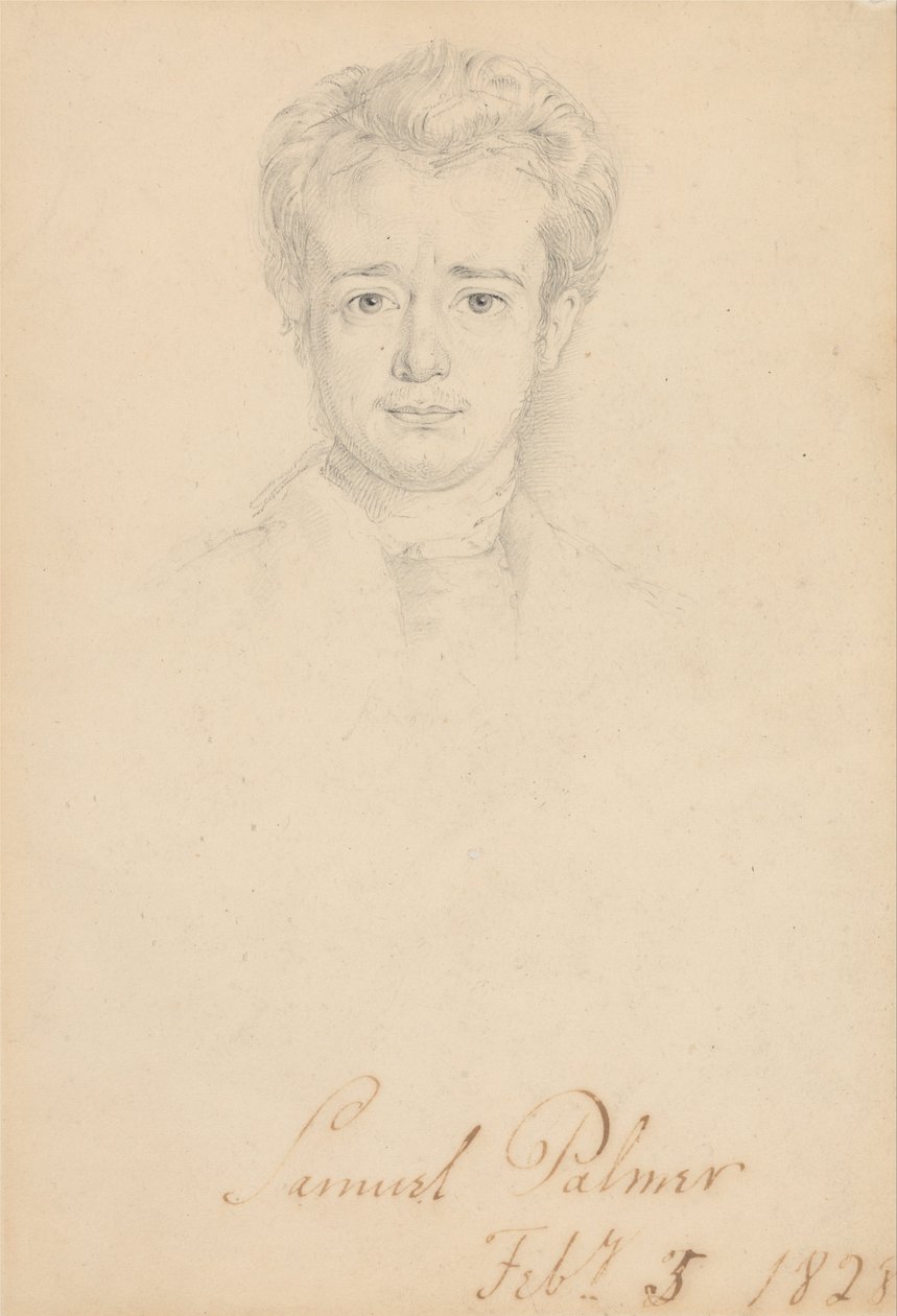 Portret Samuela Palmera, 5 lutego 1828 autorstwa George Richmond