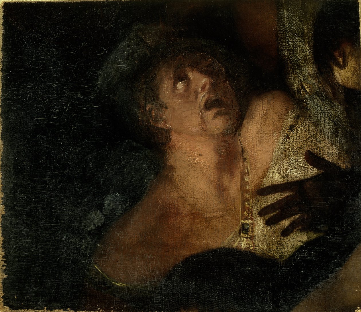 Dworzanin, fragment z „Burzy”, ok. 1790 autorstwa George Romney