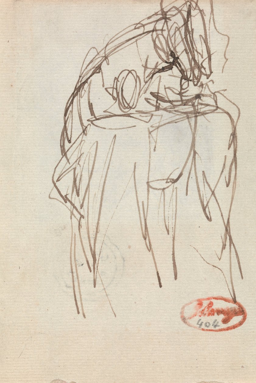Mężczyzna z koniem, prawdopodobnie Ward Thomas autorstwa George Romney