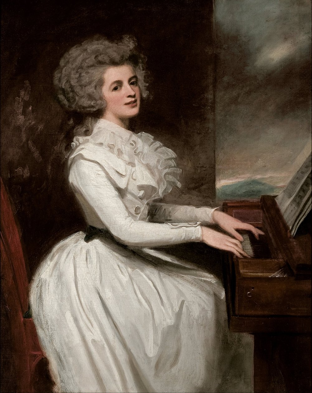 Charlotte, pani Thomas Raikes autorstwa George Romney