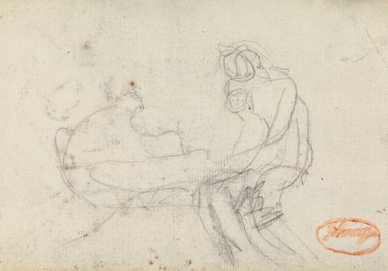 Studium kompozycji figur 13 autorstwa George Romney