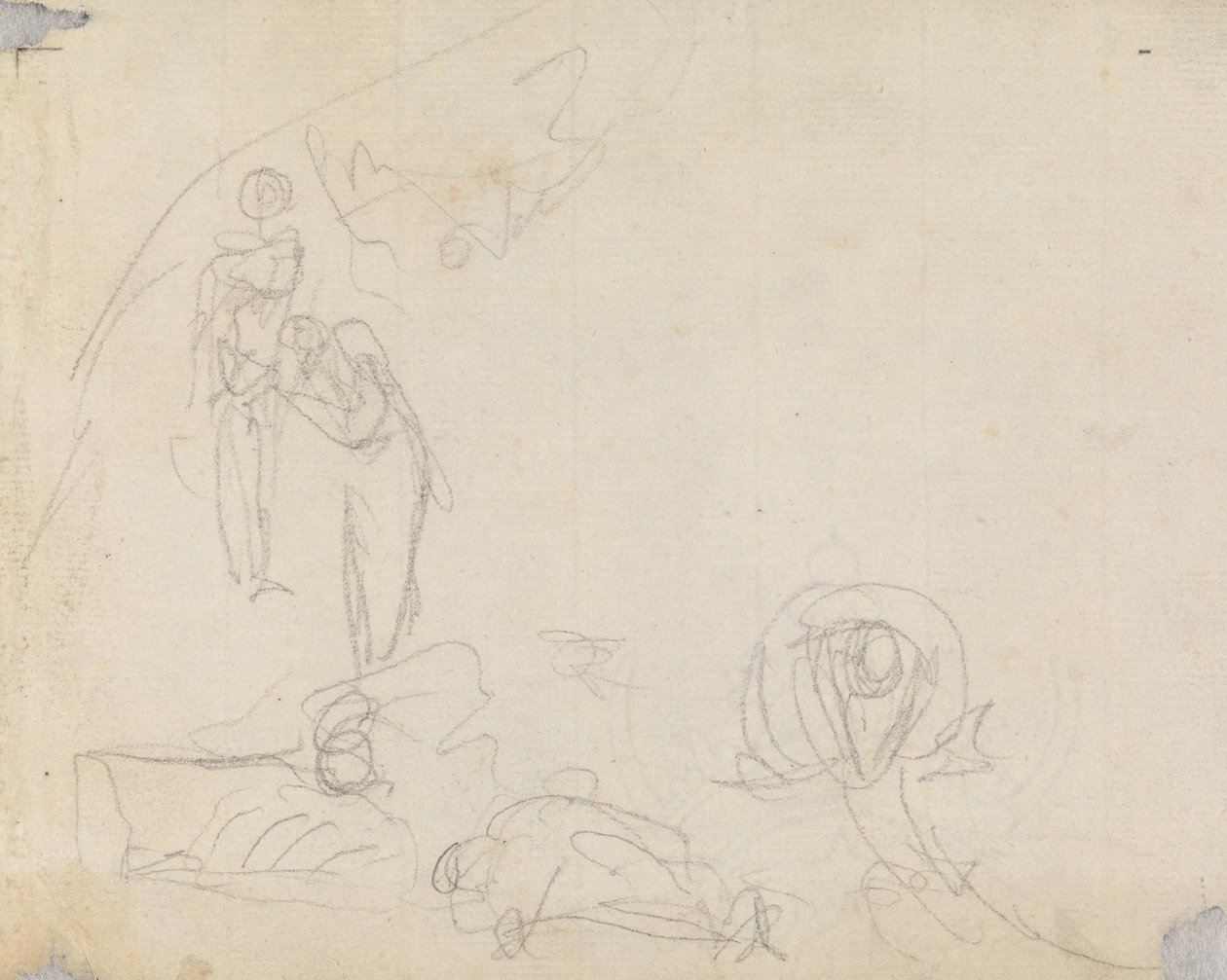 Studium kompozycji figur 16 autorstwa George Romney
