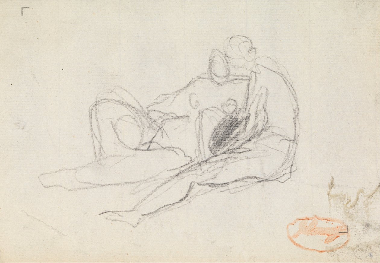 Badanie kompozycji figur 17 autorstwa George Romney