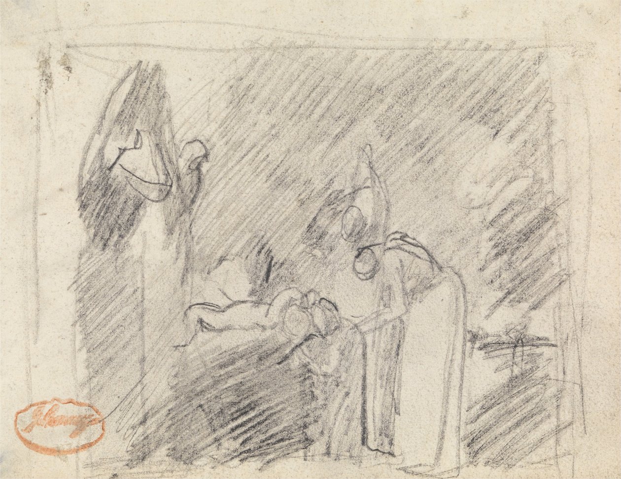 Badanie kompozycji figur 42 autorstwa George Romney