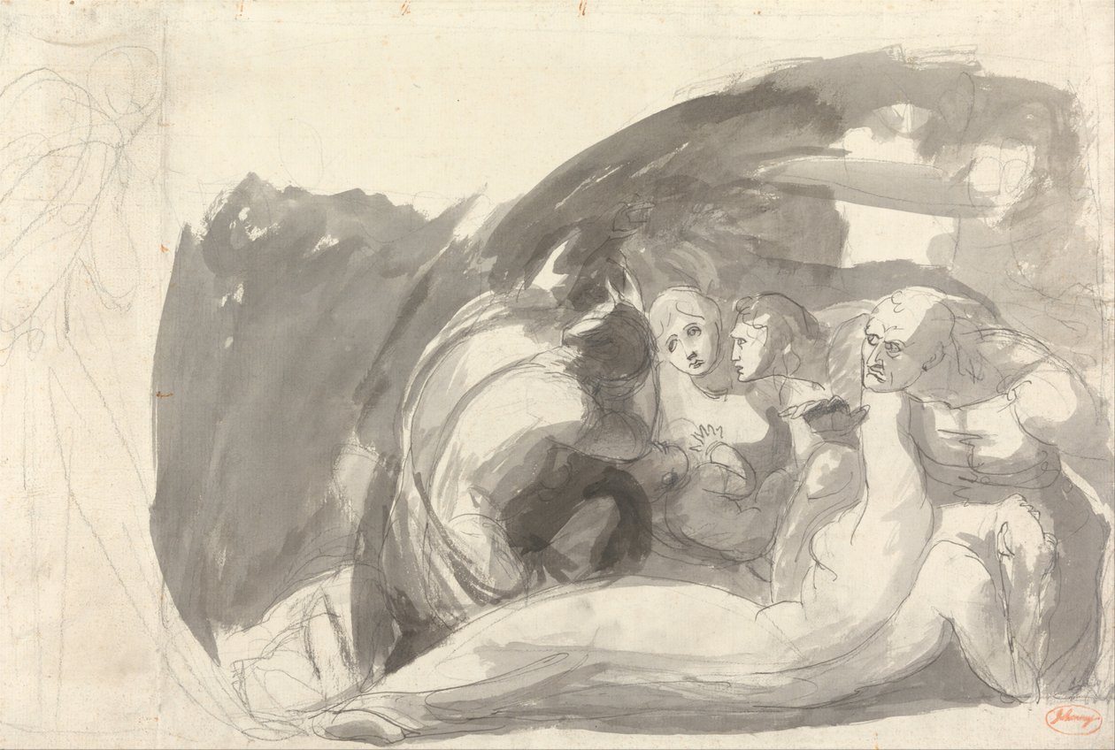 Howard odwiedza więzienie autorstwa George Romney