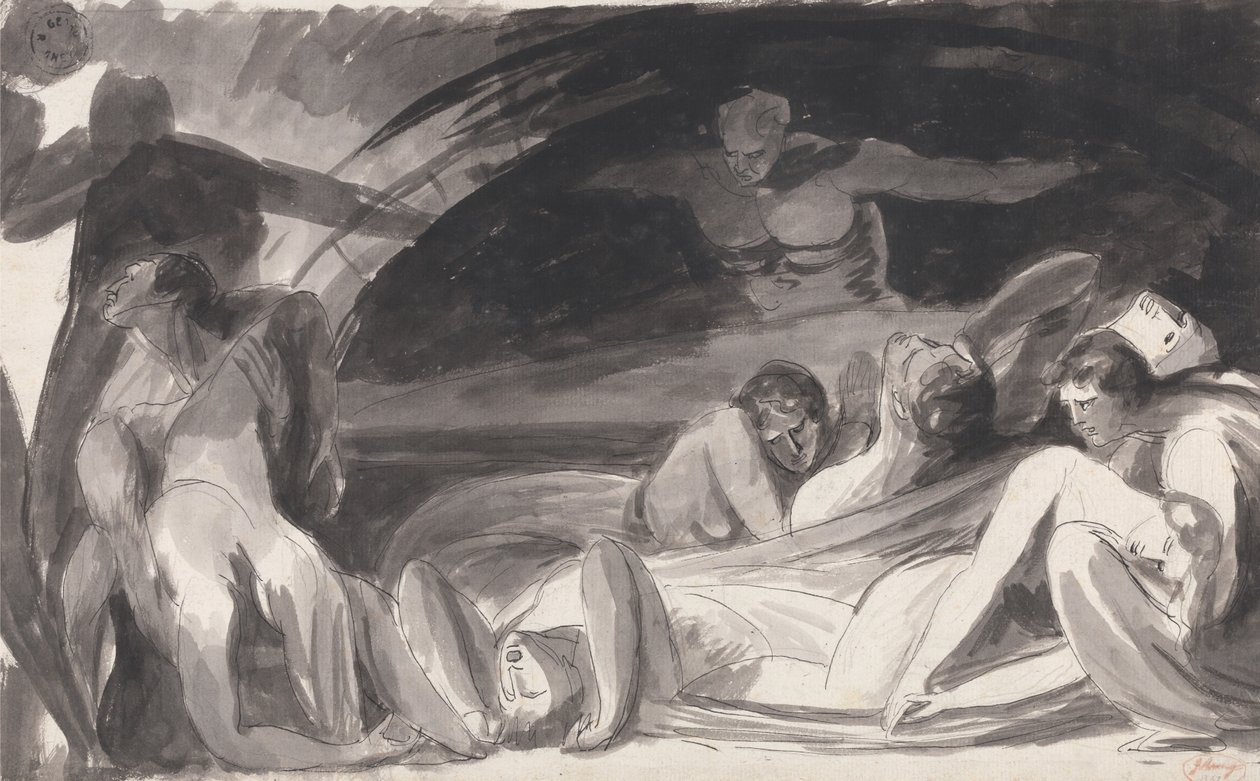 Howard odwiedza więzienie autorstwa George Romney