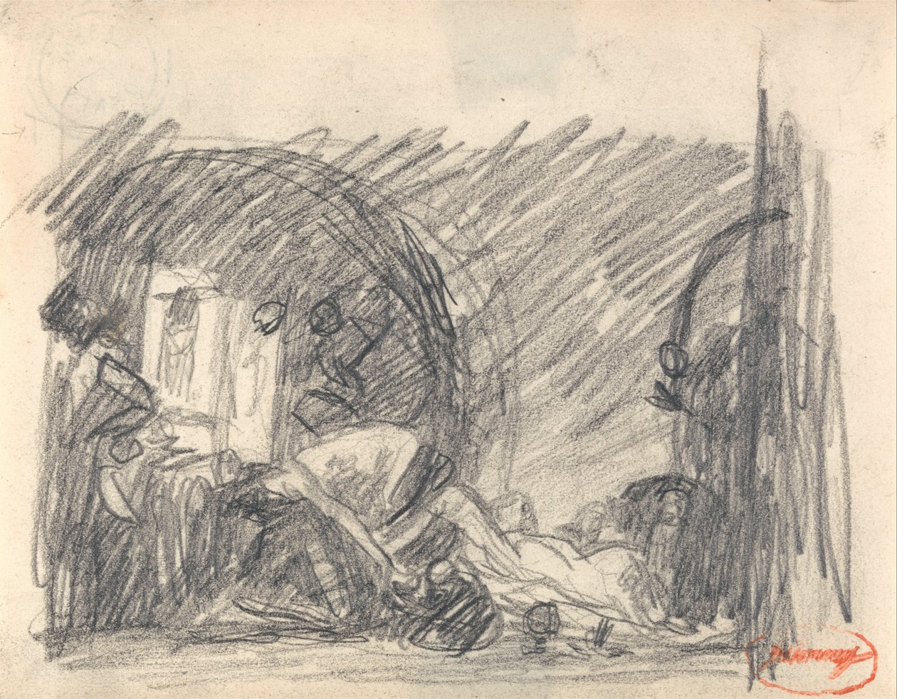 Howard odwiedza więzienie autorstwa George Romney