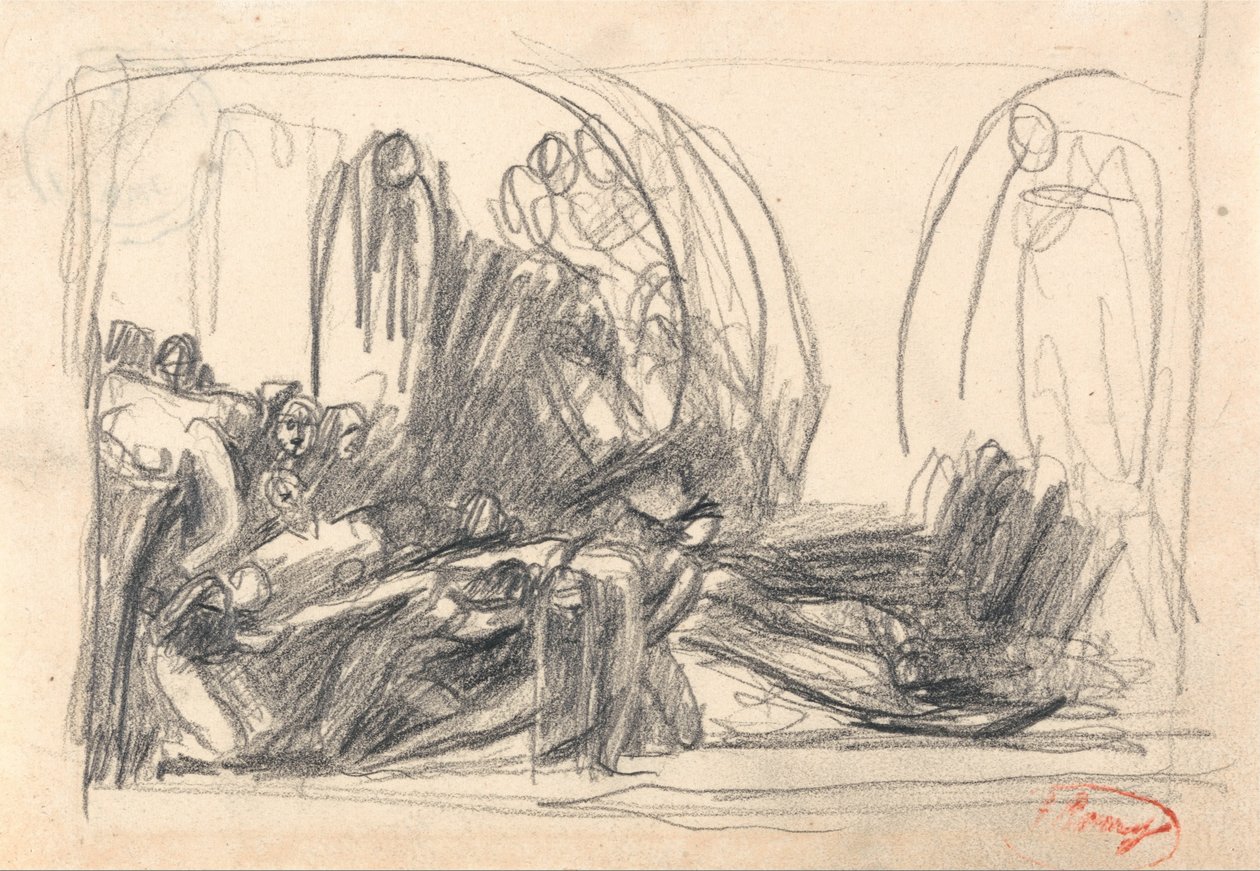 Howard odwiedza więzienie autorstwa George Romney
