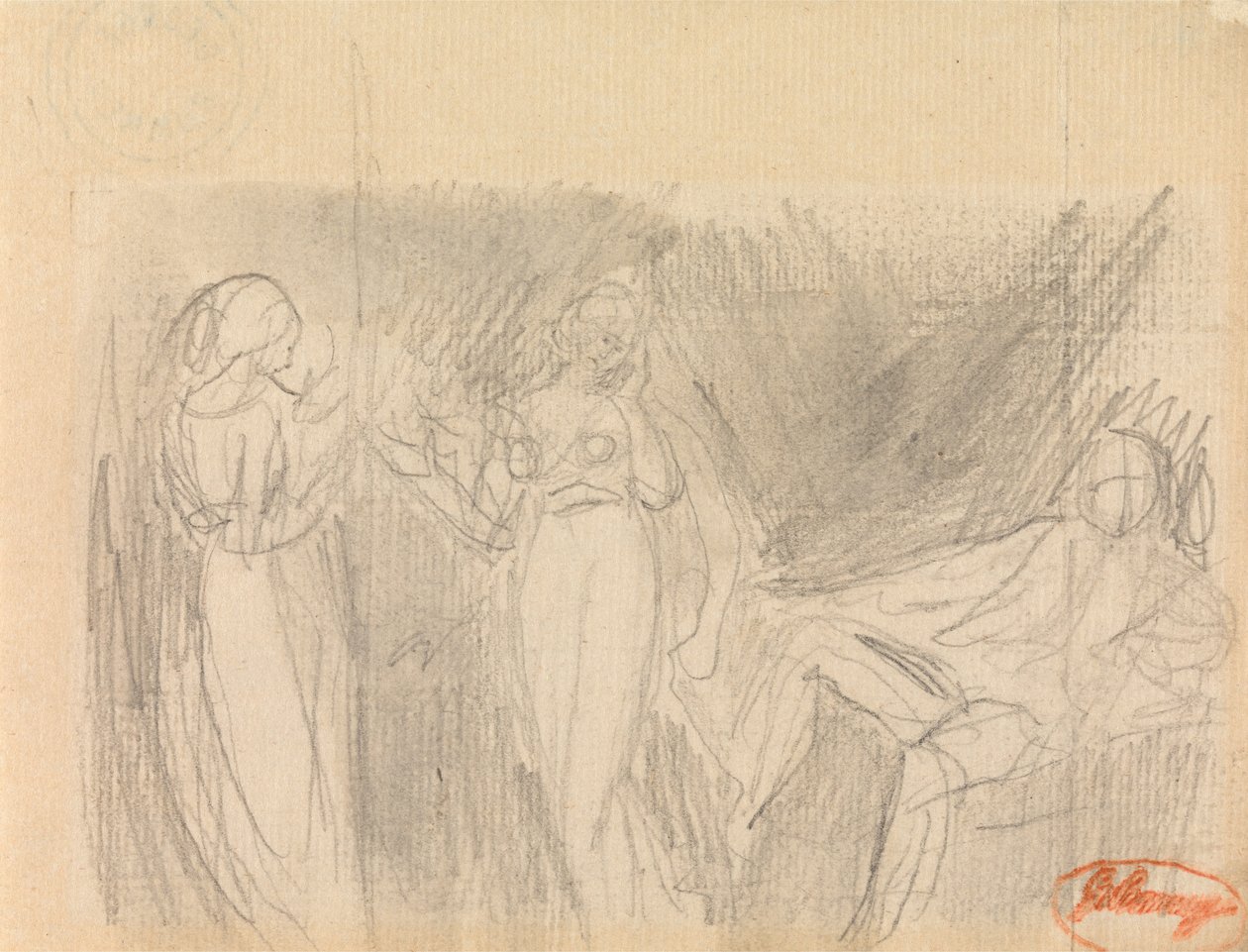 Panie w oczekiwaniu autorstwa George Romney
