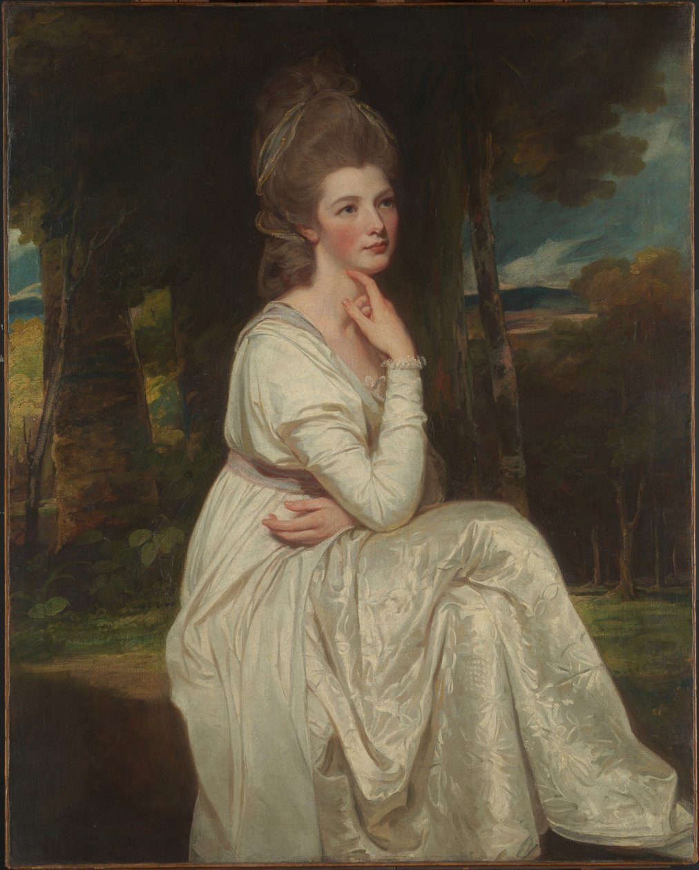 Lady Elizabeth Hamilton (1753-1797), hrabina Derby autorstwa George Romney