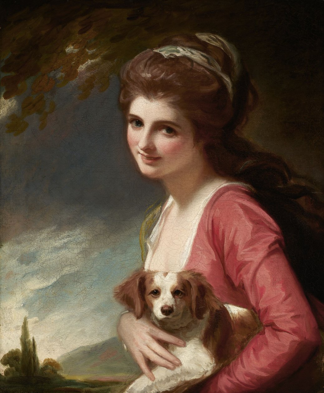 Lady Hamilton jako natura autorstwa George Romney