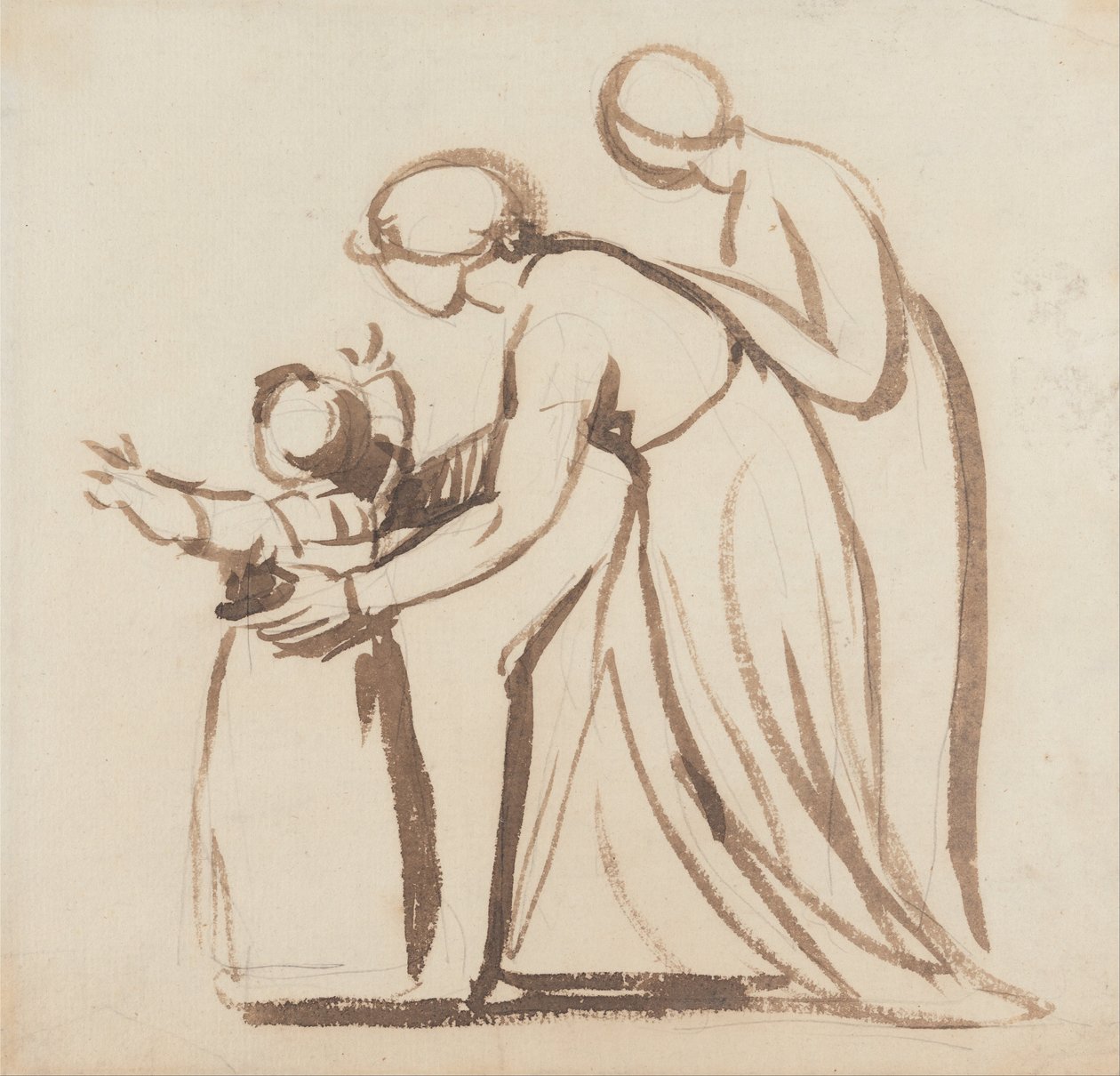 Nauka chodzenia autorstwa George Romney