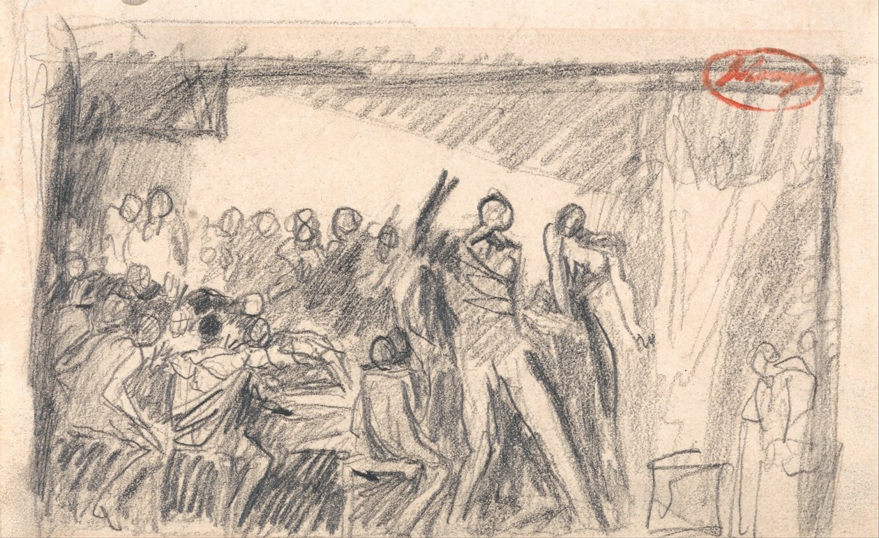 Makbet - Scena bankietowa autorstwa George Romney