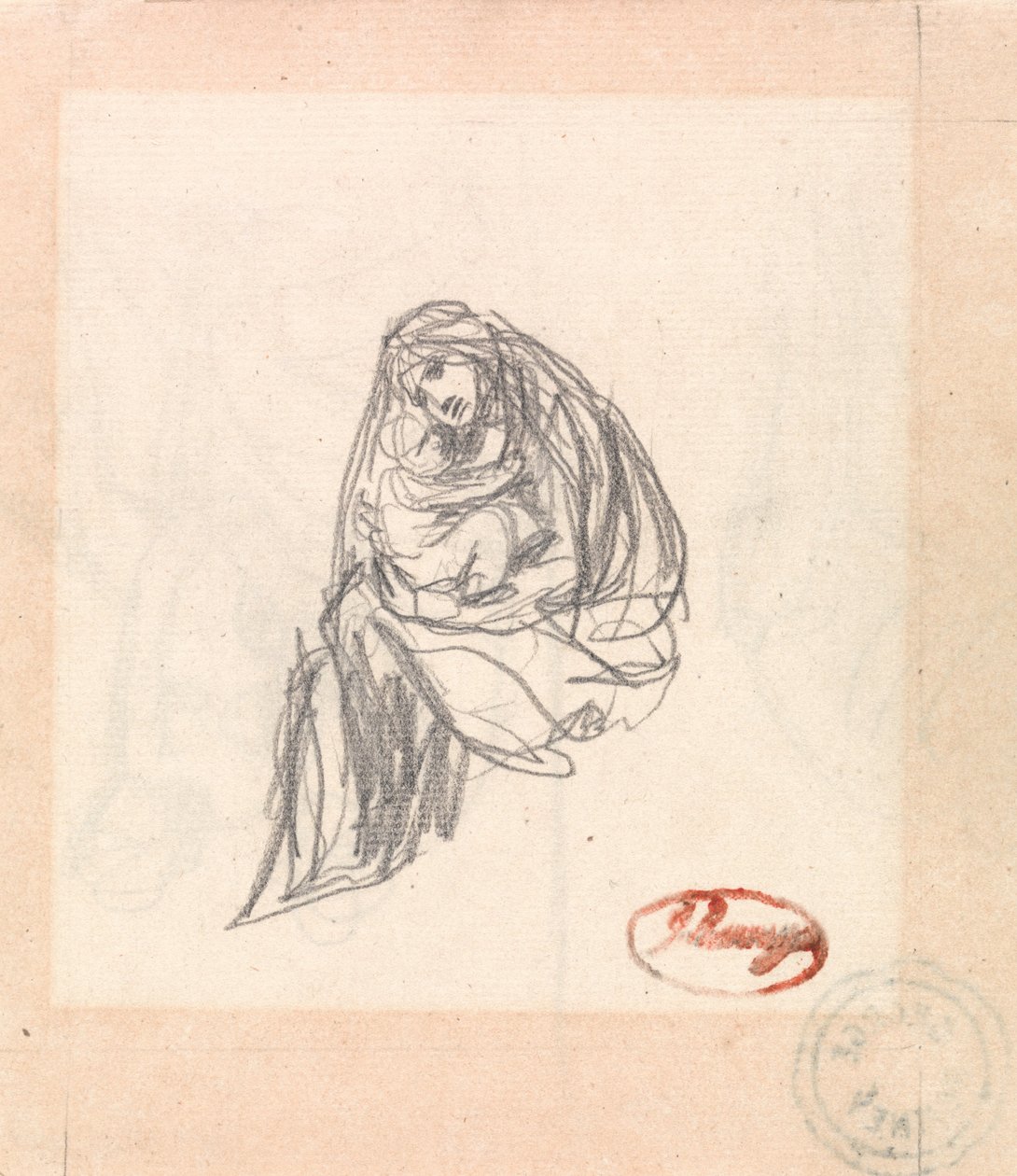 Matka i dziecko autorstwa George Romney