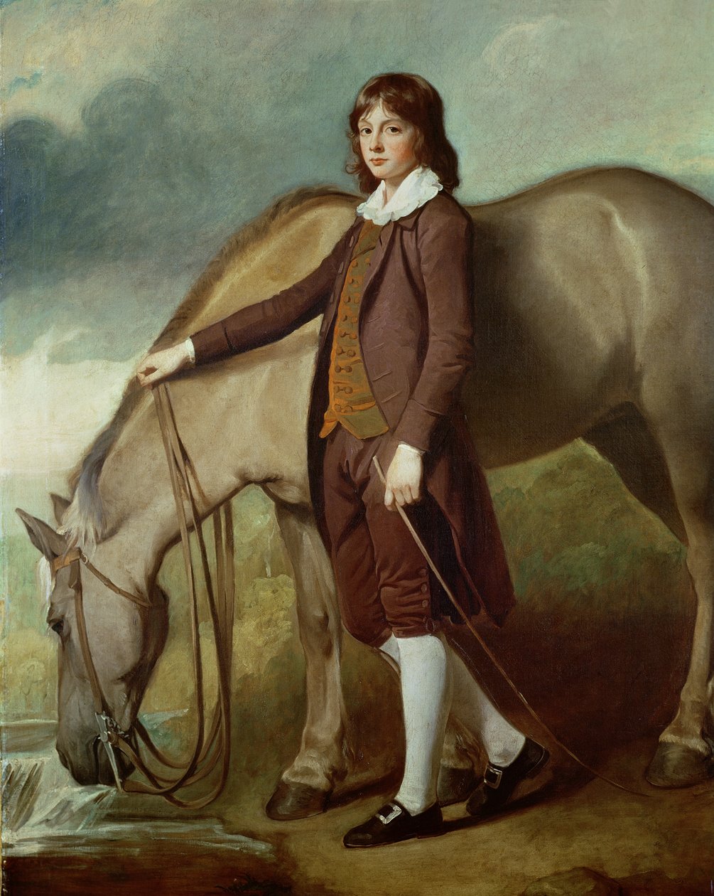 Portret Johna Waltera Tempesta autorstwa George Romney