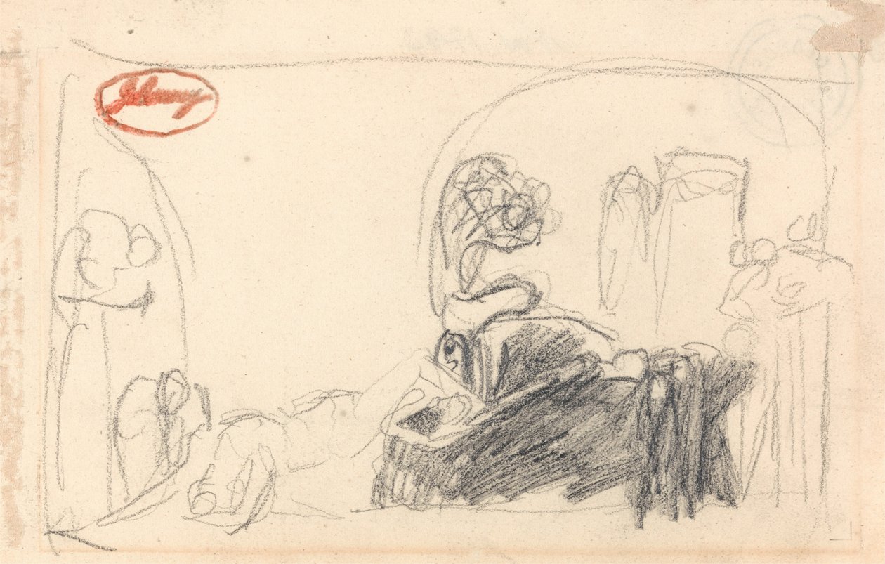 Scena więzienna autorstwa George Romney