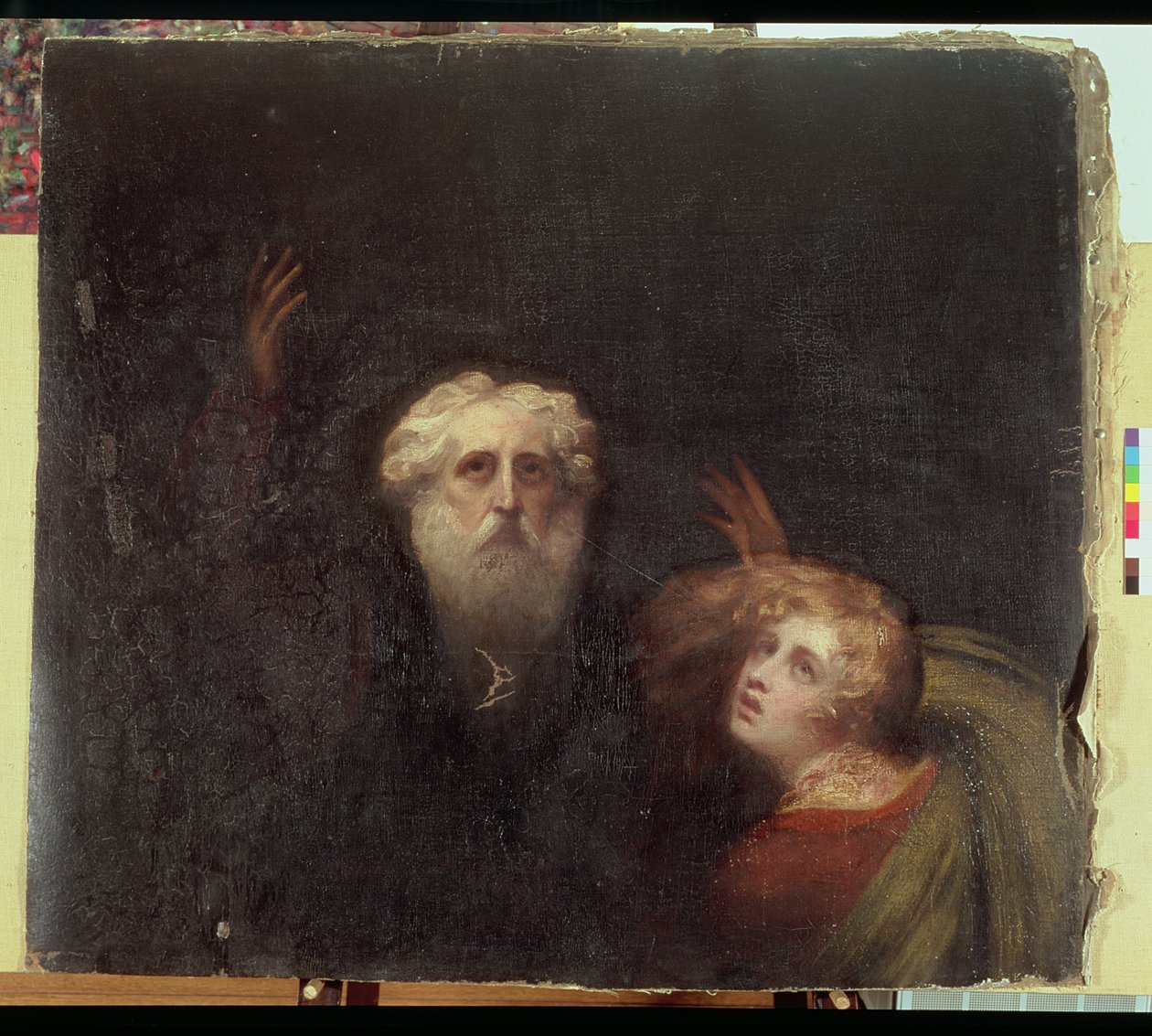 Prospero i Miranda, fragment z „Burzy”, ok. 1790 autorstwa George Romney