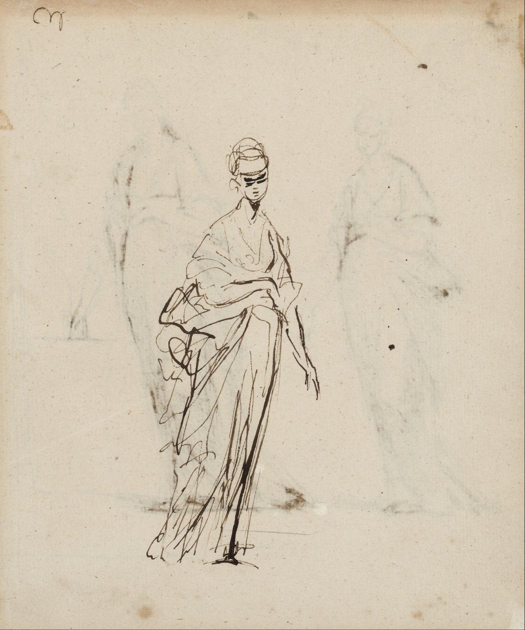 Pojedyncza postać żeńska autorstwa George Romney