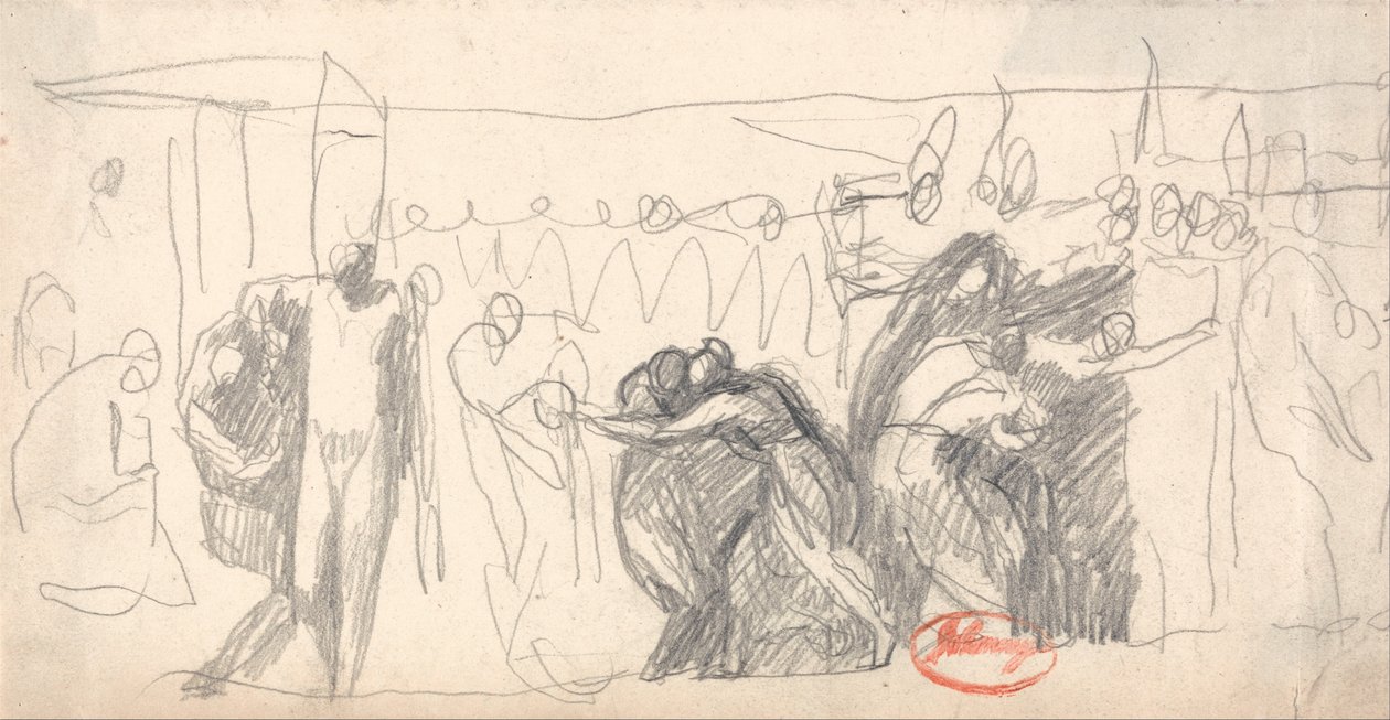 Porzucenie i ratunek Perdity z Opowieści zimowej autorstwa George Romney