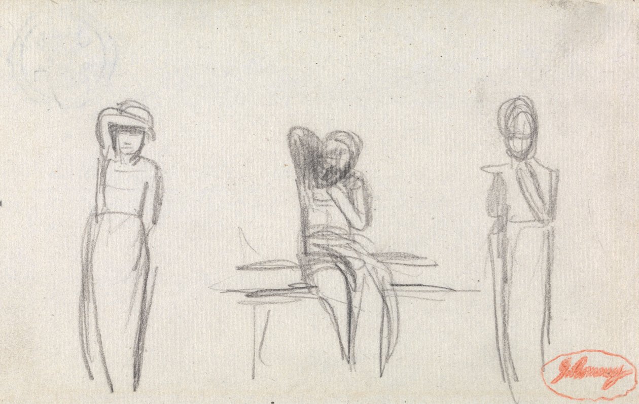Troje dzieci autorstwa George Romney