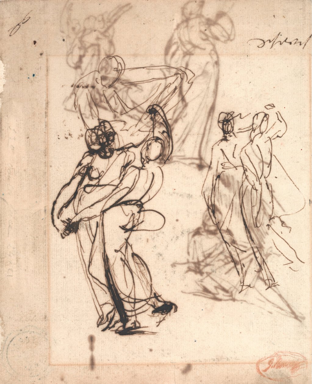 Taniec kobiet autorstwa George Romney