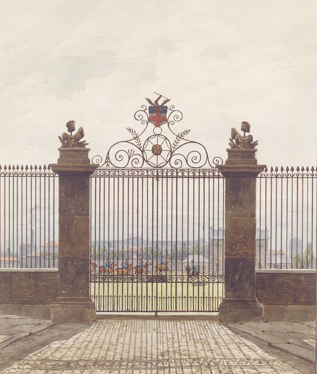 Scena londyńska, 1815 autorstwa George Shepherd