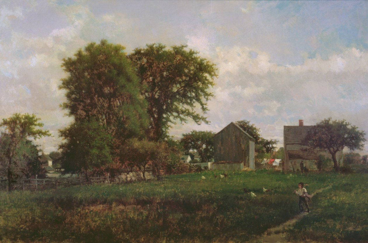 Krajobraz Massachusetts, 1865 autorstwa George Inness