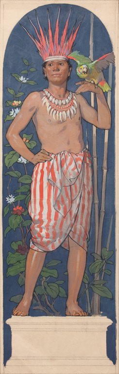Alegoria Indii Zachodnich autorstwa George Sturm
