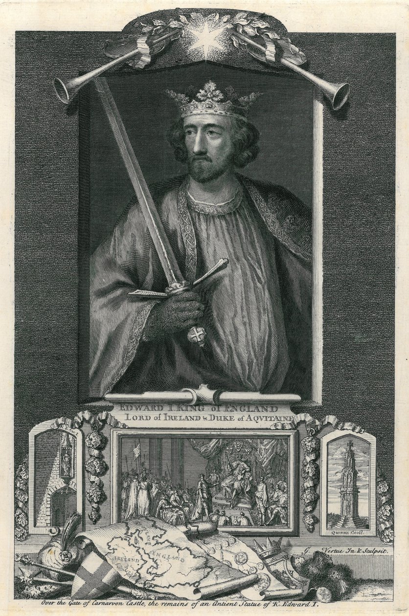 Edwarda I autorstwa George Vertue