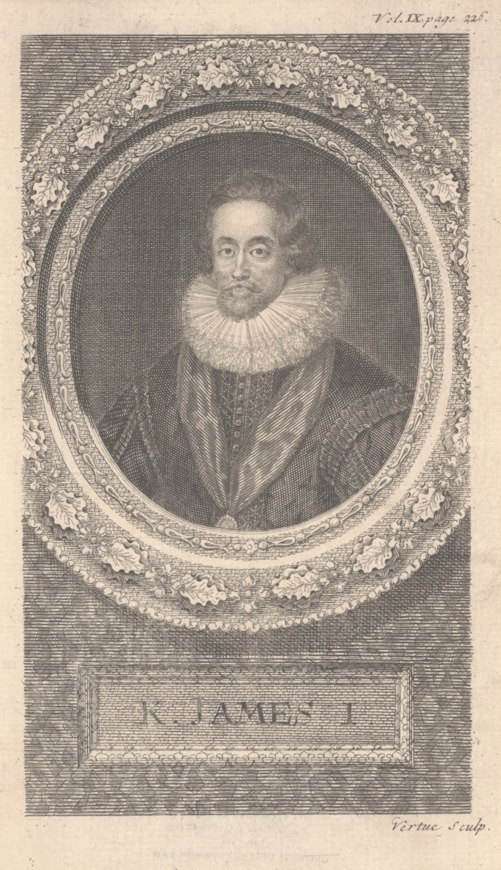 Jakub I autorstwa George Vertue