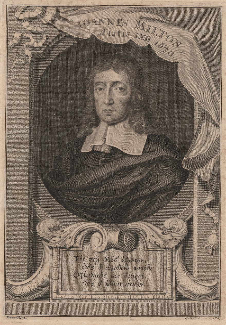 John Milton, 1747 autorstwa George Vertue