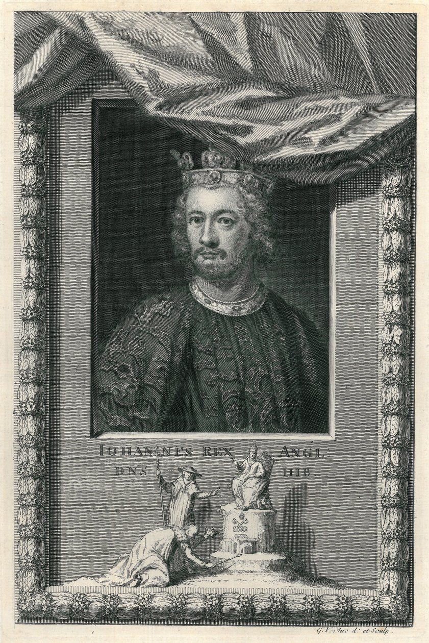Król Jan autorstwa George Vertue