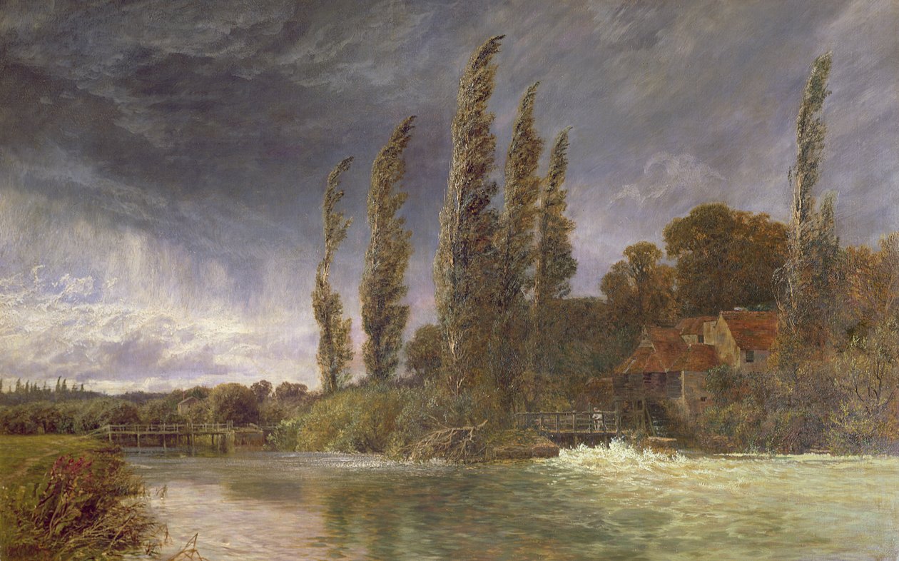 Młyn Iffleya, 1884 r autorstwa George Vicat Cole