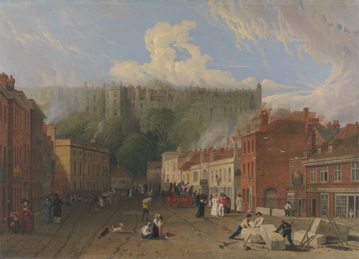 Widok na Tamizę Street, Windsor autorstwa George Vincent