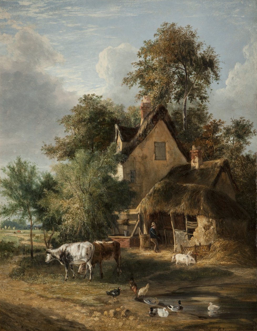 Scena na farmie autorstwa George Vincent