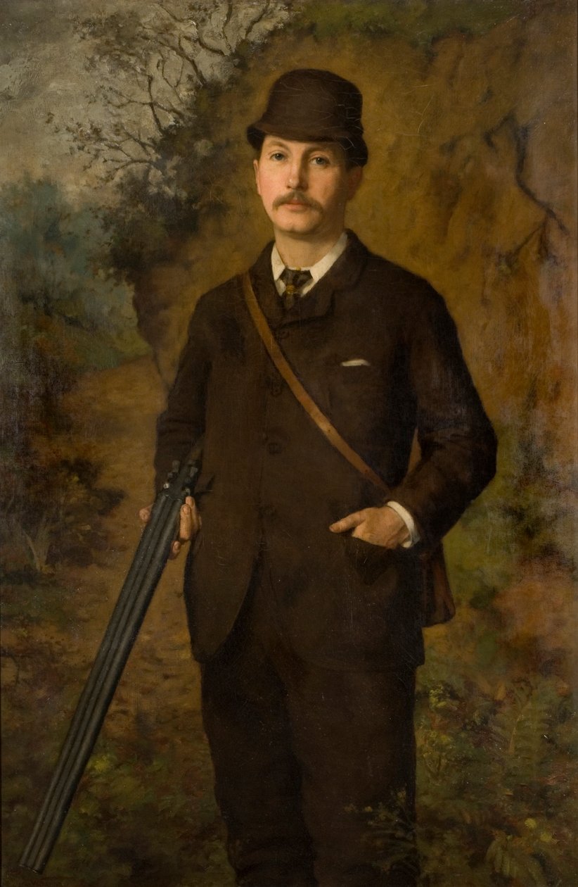 Portret Johna Rowella, 1884 autorstwa George W. Baldry
