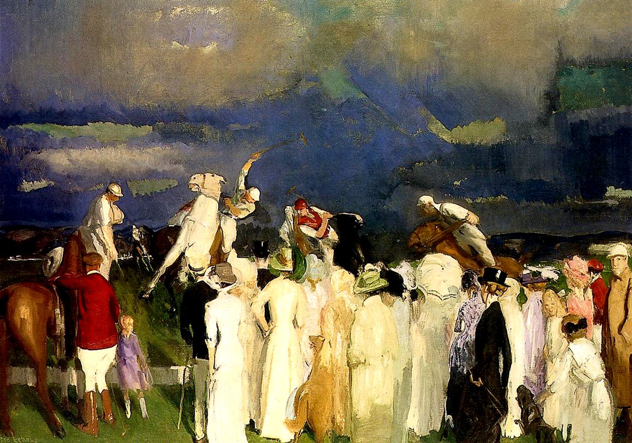 Gra w polo, 1910 autorstwa George Wesley Bellows