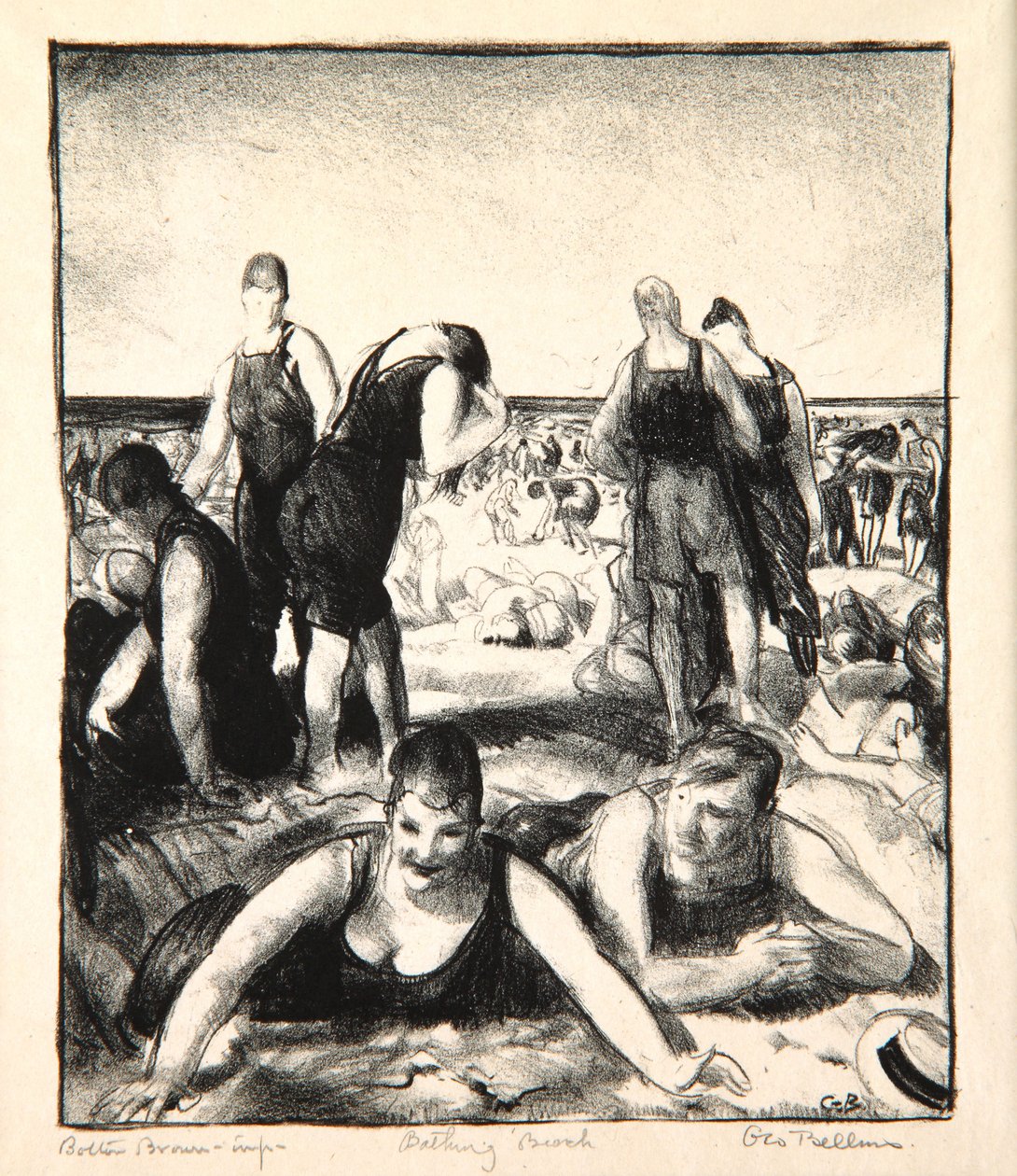 Kąpielisko, 1921 autorstwa George Wesley Bellows