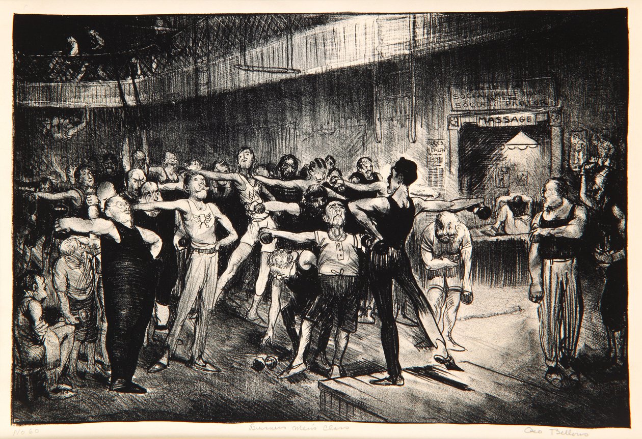 Klasa biznes-męska, 1916 autorstwa George Wesley Bellows