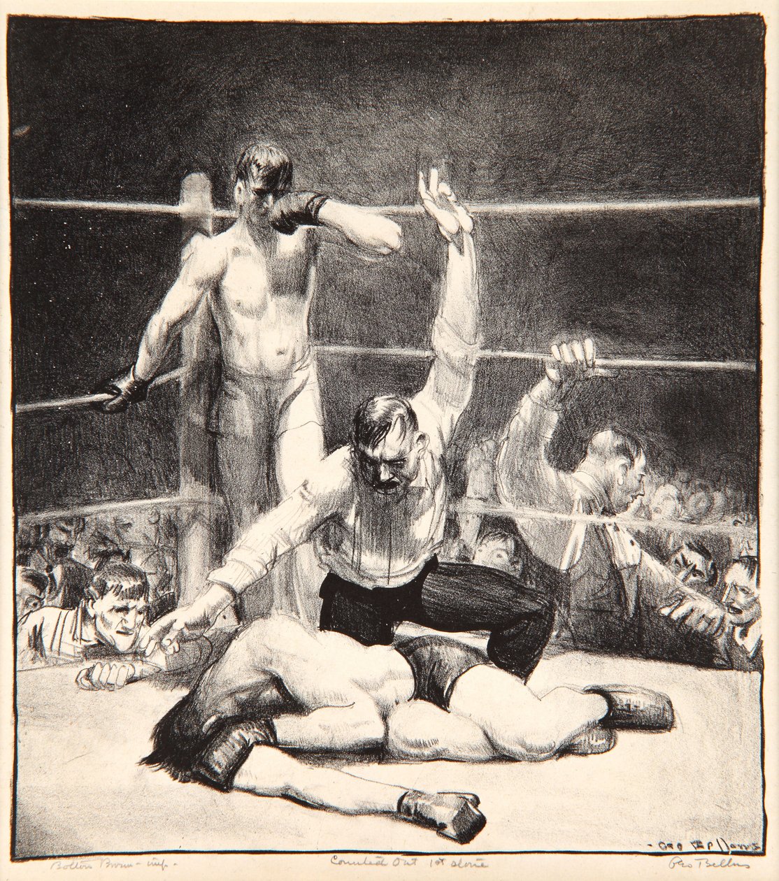Wyliczony, 1921 autorstwa George Wesley Bellows