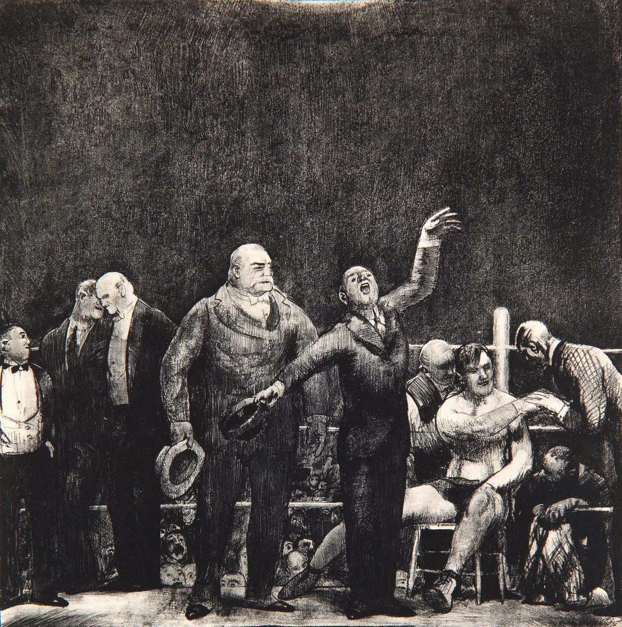 Przedstawiamy Johna L. Sullivana, 1916 autorstwa George Wesley Bellows
