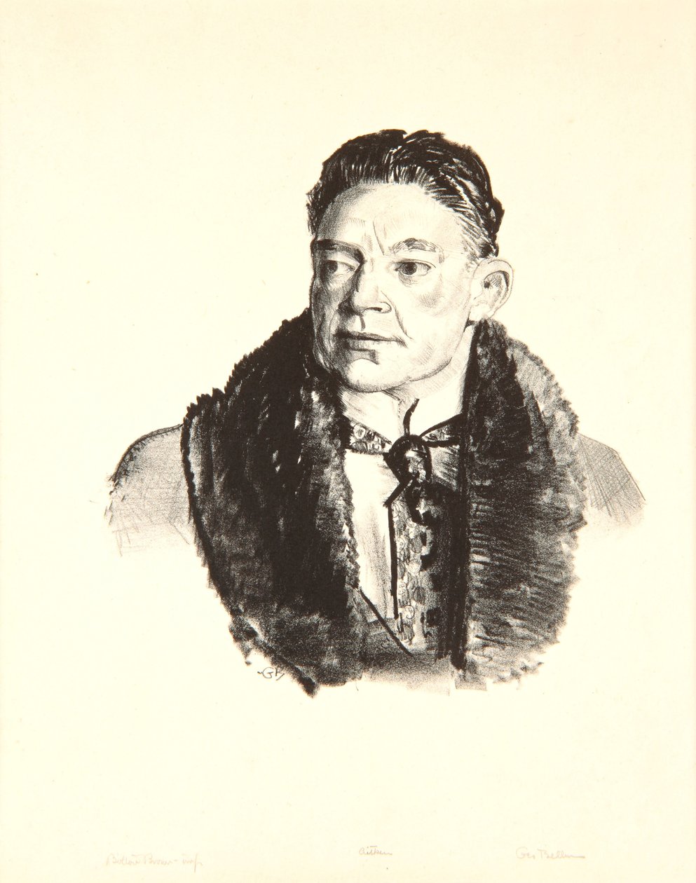 Portret Roberta Aitkena, 1921 autorstwa George Wesley Bellows