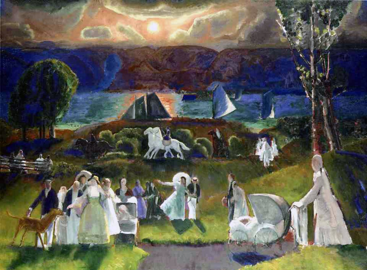 Letnia fantazja, 1924 autorstwa George Wesley Bellows