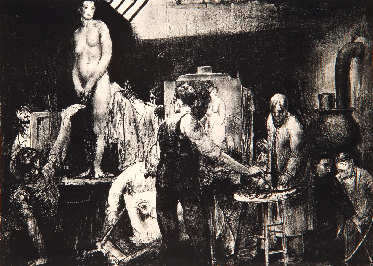Klasa życia, 1917 autorstwa George Wesley Bellows